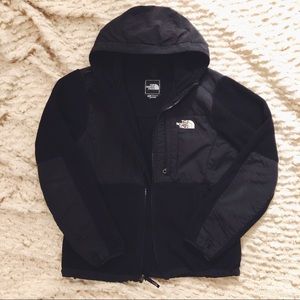 Black North Face with Hood
